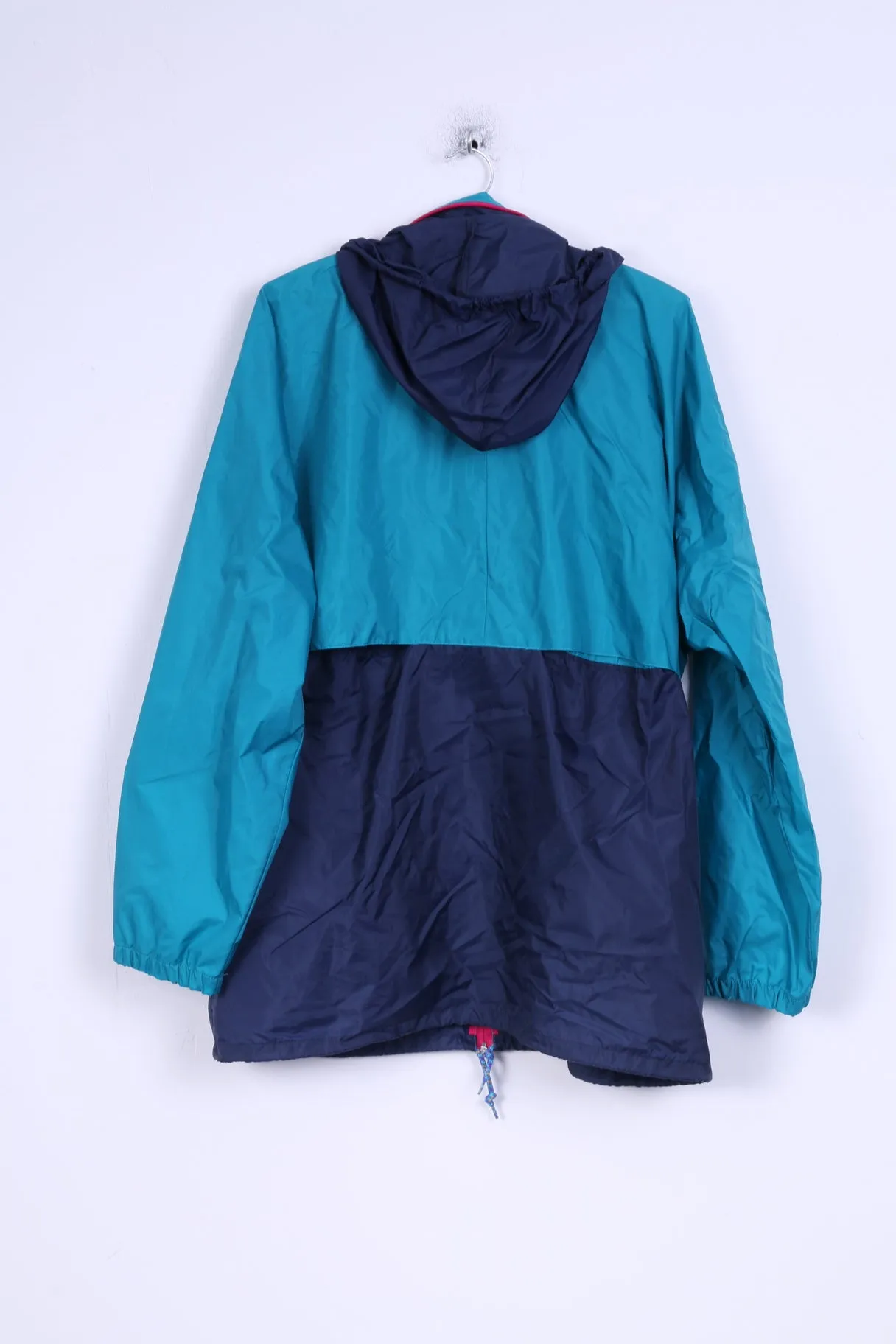 Jeantex Mens L Rain Jacket Sportswear Nylon Waterproof Hodded Top