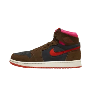 Jordan 1 High Zoom Air CMFT 2 Cacao Wow Picante Red (Women's)
