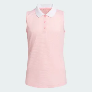 Kids' adidas Ottoman Striped Sleeveless Polo Shirt