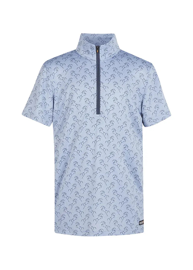 Kids Aire Ice Fil Sea Grass Short Sleeve Shirt