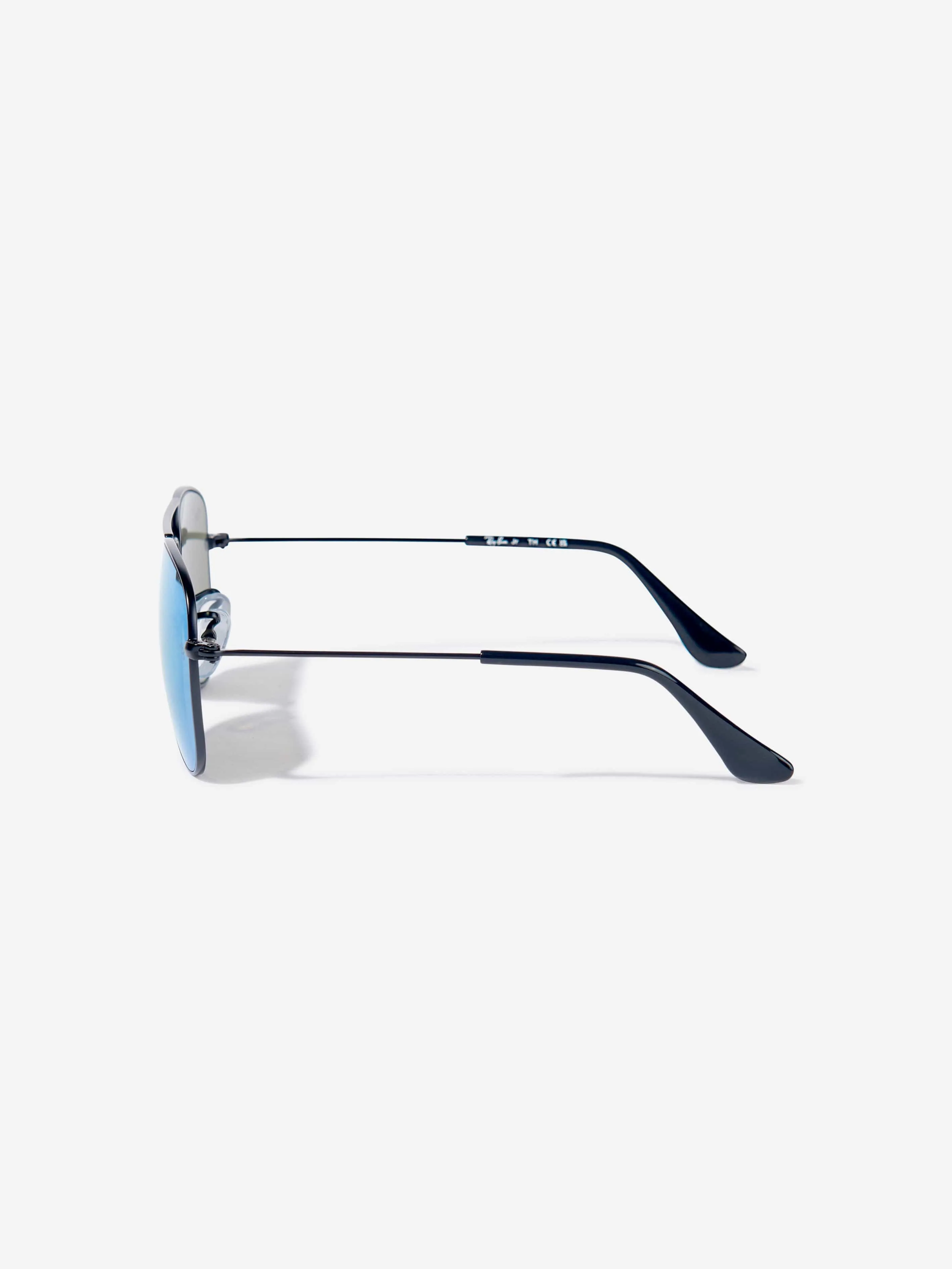 Kids Aviator Sunglasses in Black