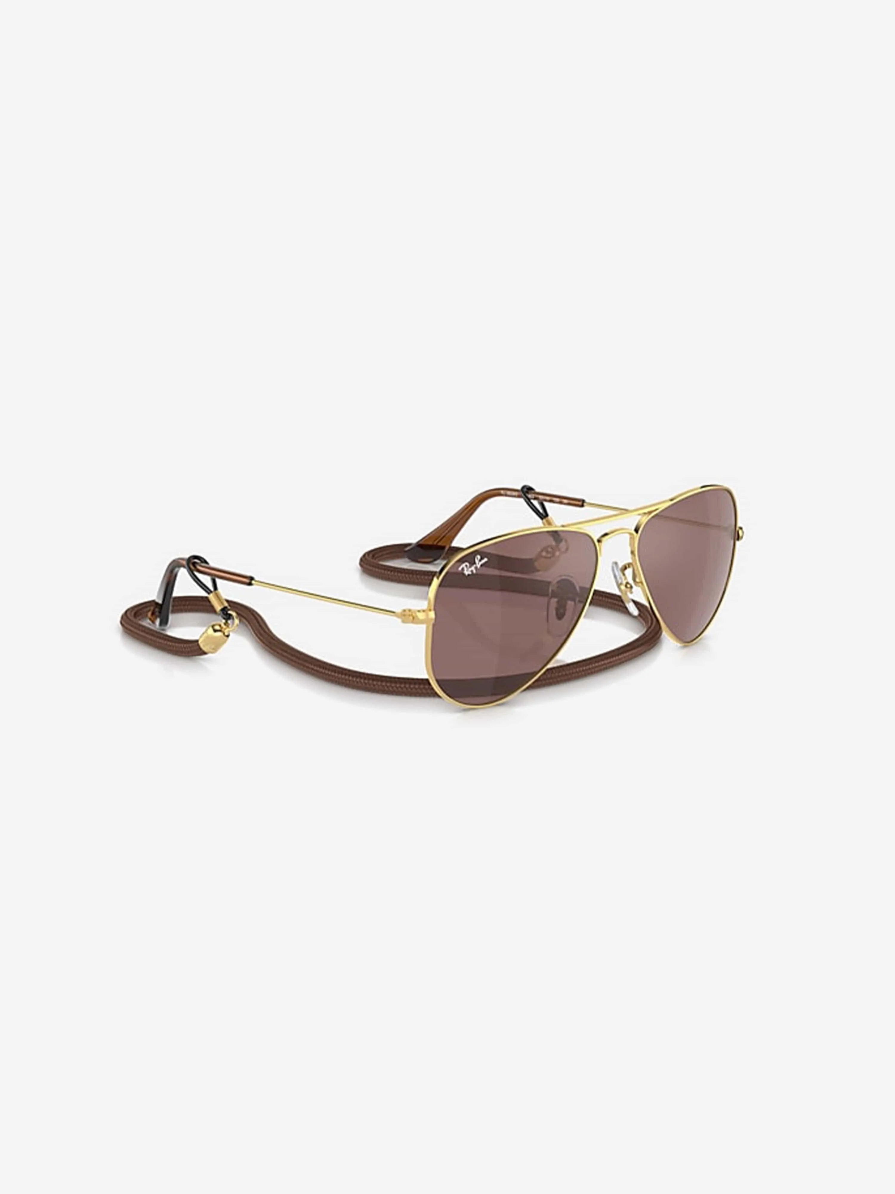Kids Aviator Sunglasses in Gold