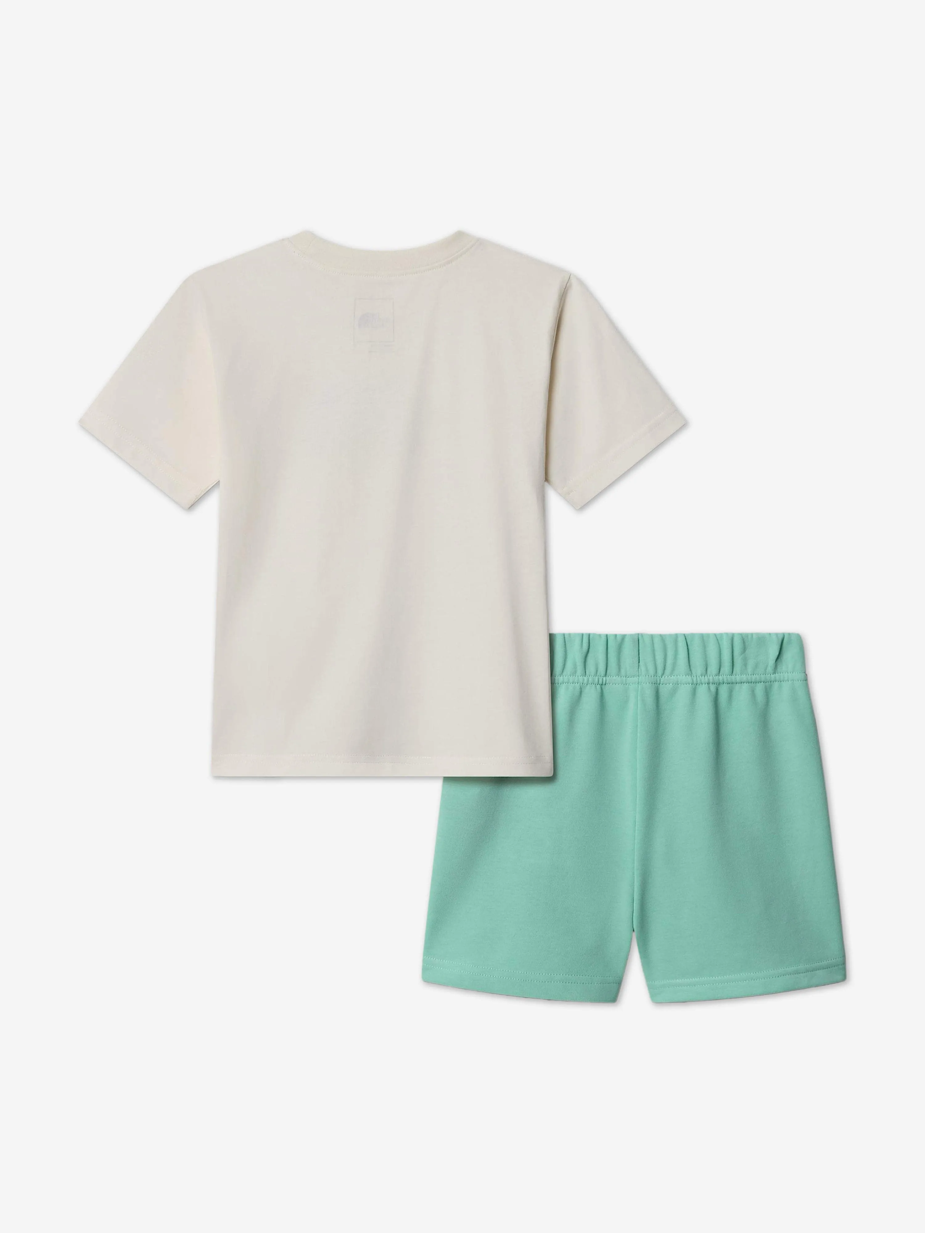 Kids Cotton Short Set in Green