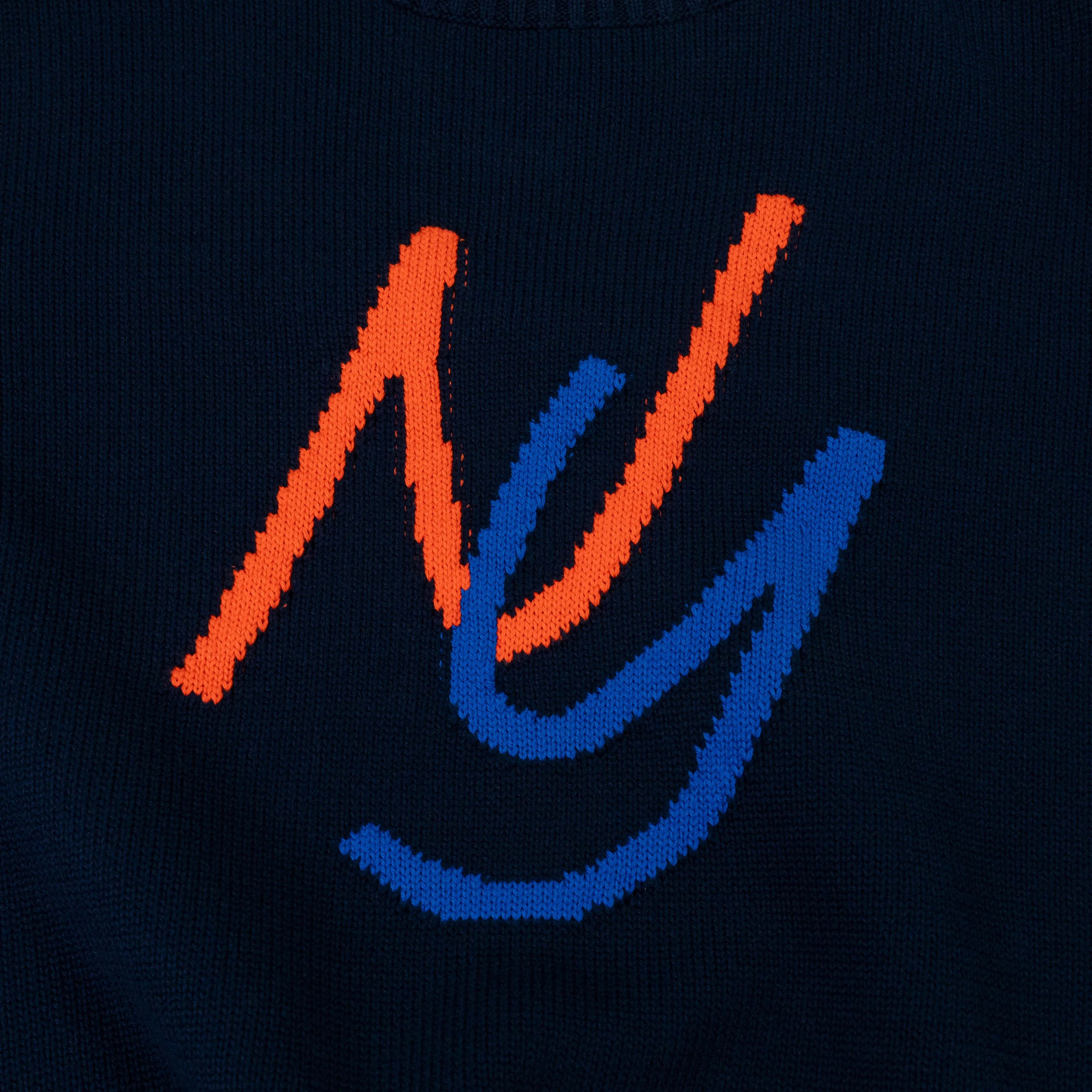 Kids NY Intarsia-Knit Sweater LOCAL HOOPS
