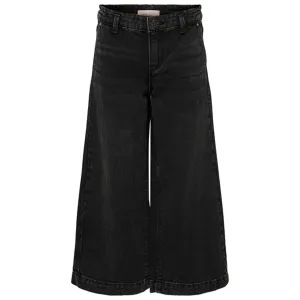 Kids ONLY Washed Black Comet Wide Denim Jeans Noos
