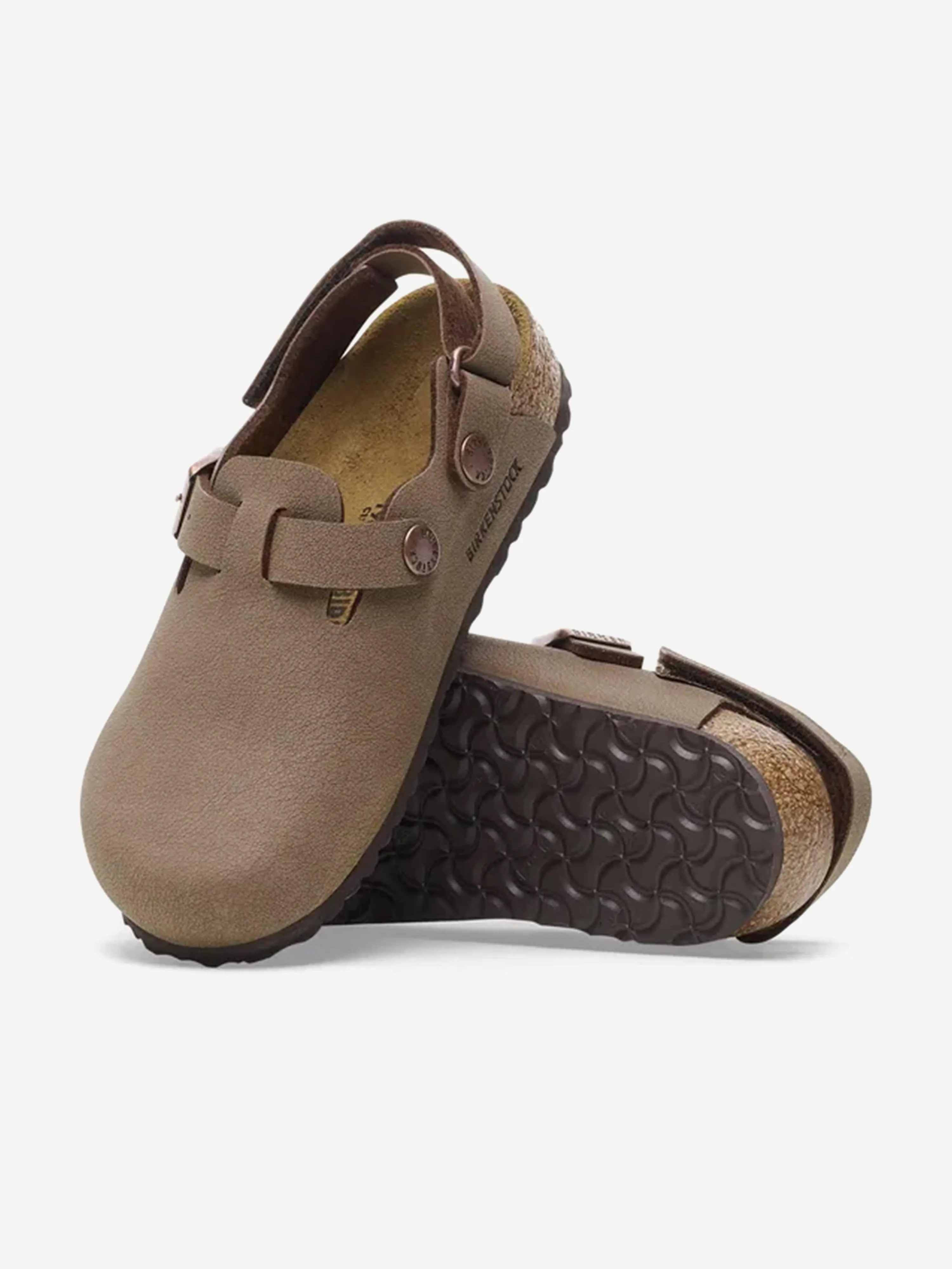 Kids Tokio Clogs in Brown