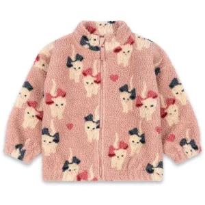 Konges Sljd Bow Kitty Jody Teddy Jacket Grs
