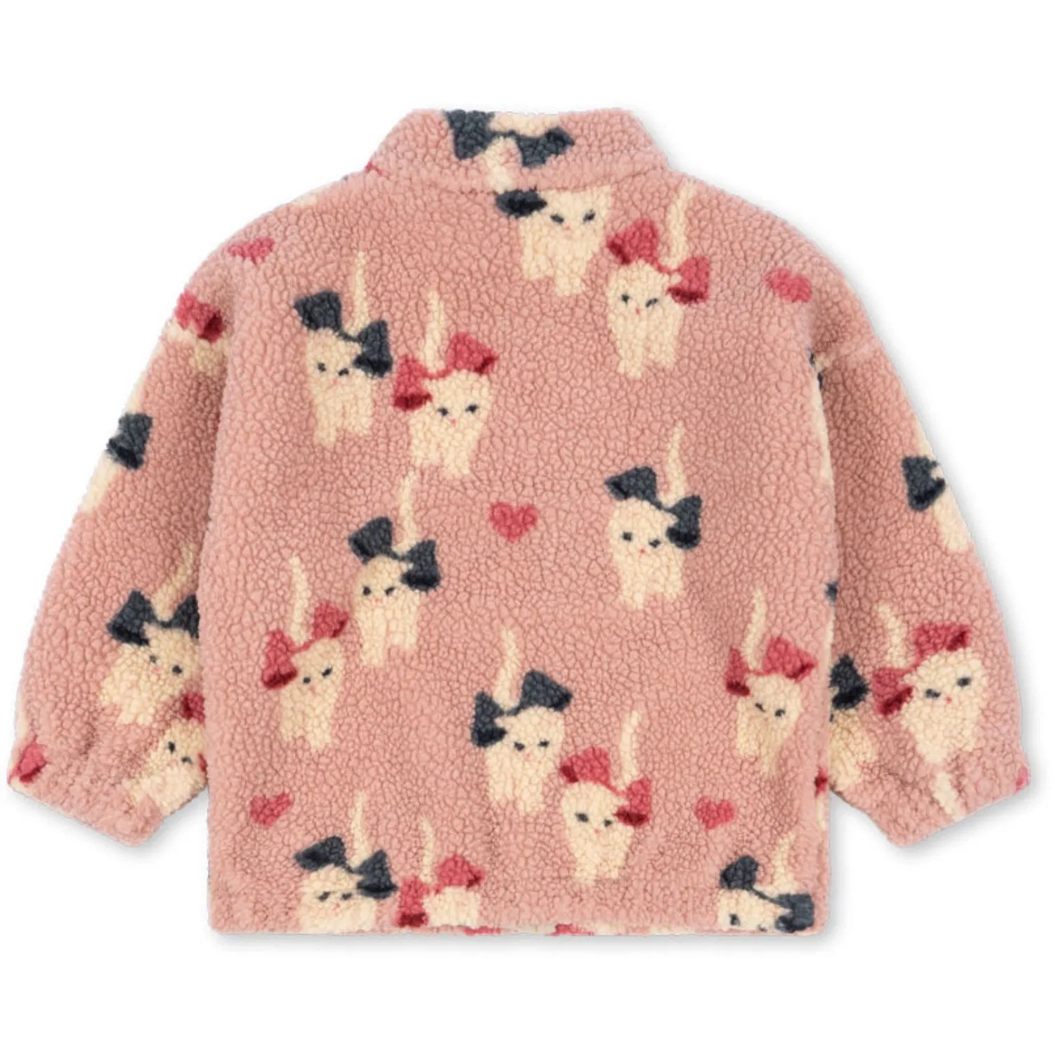 Konges Sljd Bow Kitty Jody Teddy Jacket Grs