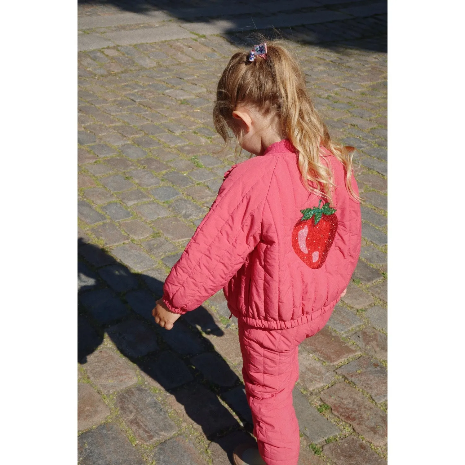 Konges Sljd Raspberry Wine Juno Sparkle Bomber Jacket