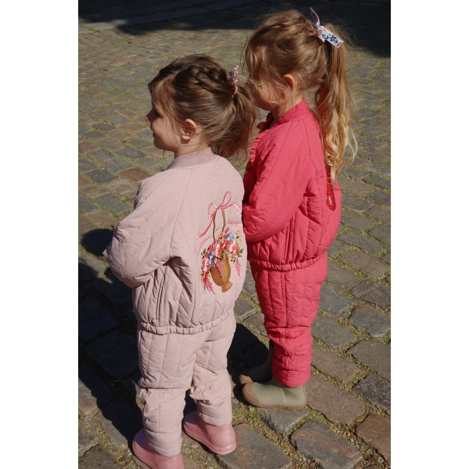 Konges Sljd Raspberry Wine Juno Sparkle Bomber Jacket