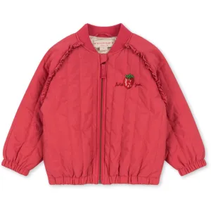 Konges Sljd Raspberry Wine Juno Sparkle Bomber Jacket