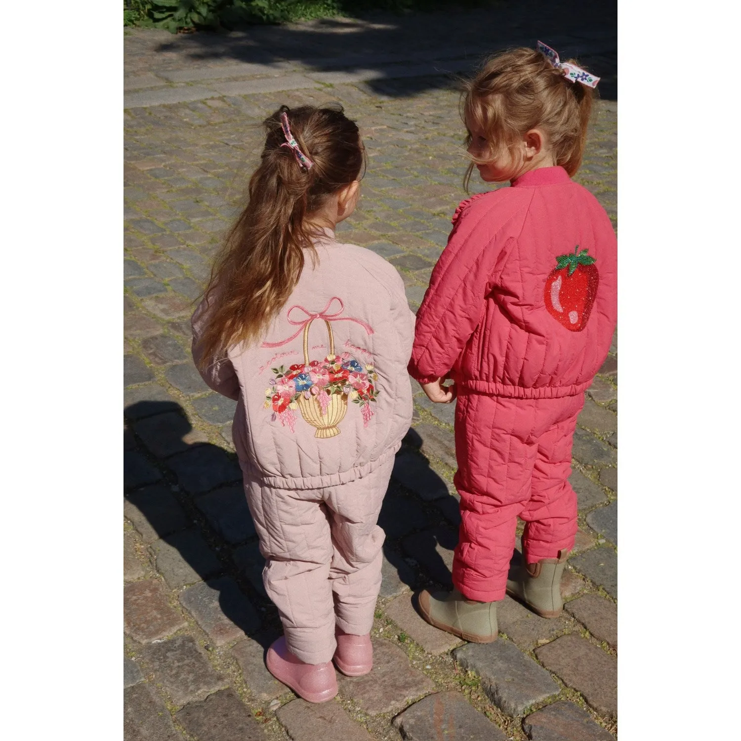 Konges Sljd Raspberry Wine Juno Sparkle Bomber Jacket