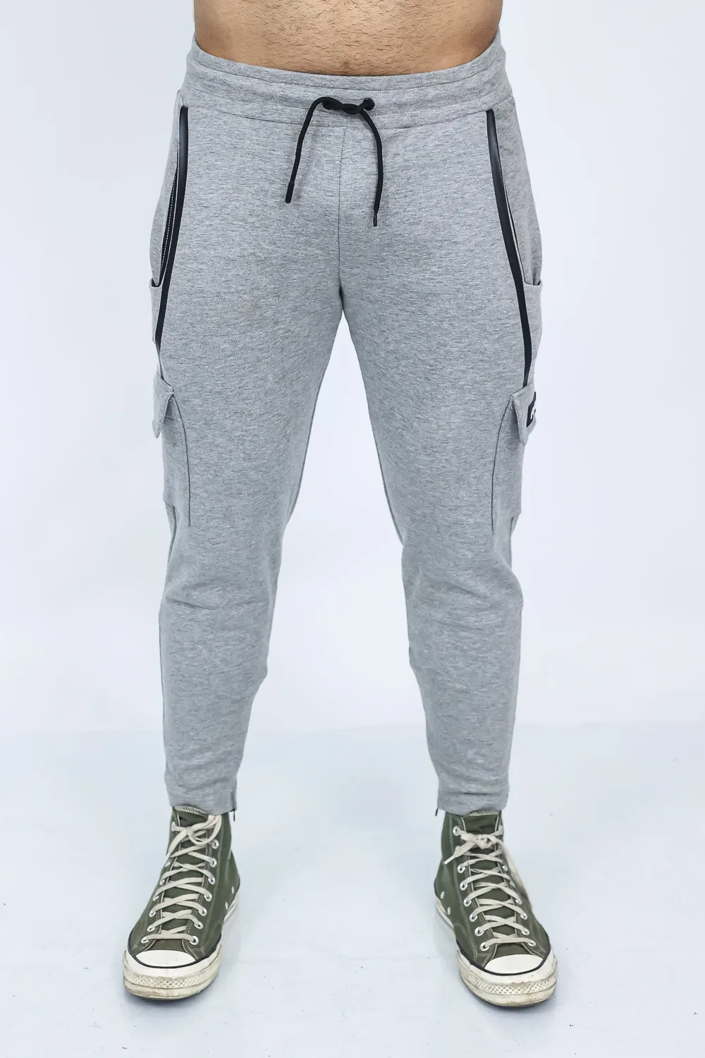 Kryjer X NTC Signature Cargo Jogger Light Grey