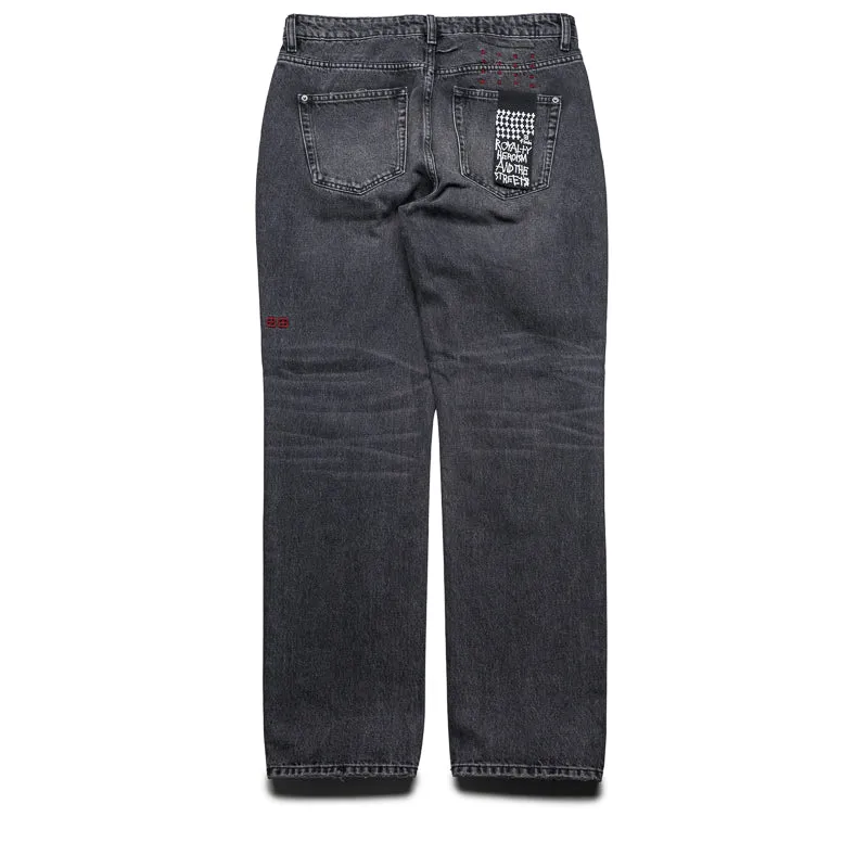 Ksubi Hazlow Black Rokk Denim Pant - Black