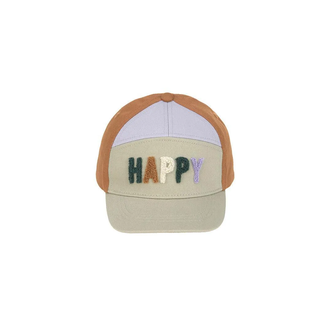 Lassig Kids Base Cap - Light Khaki/Caramel  - Happy