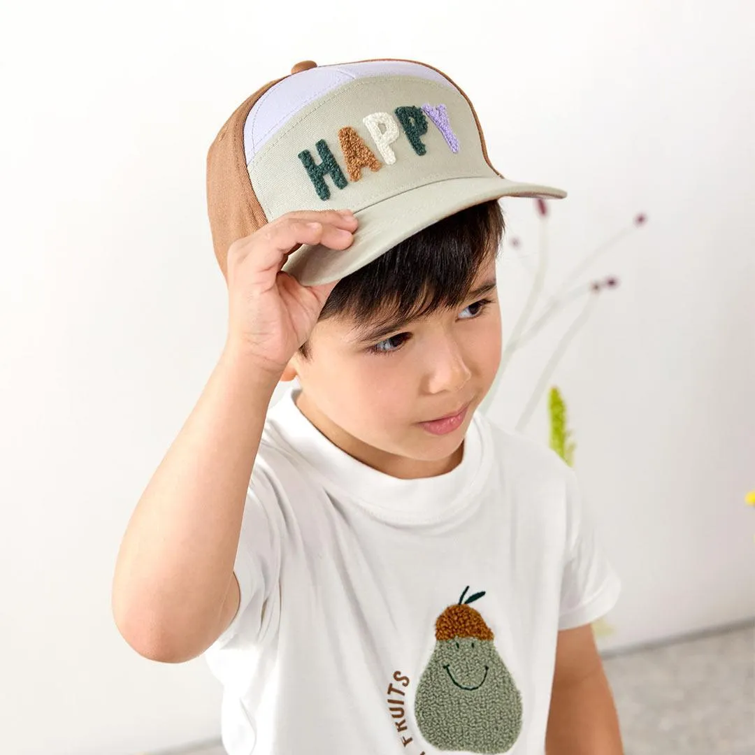Lassig Kids Base Cap - Light Khaki/Caramel  - Happy