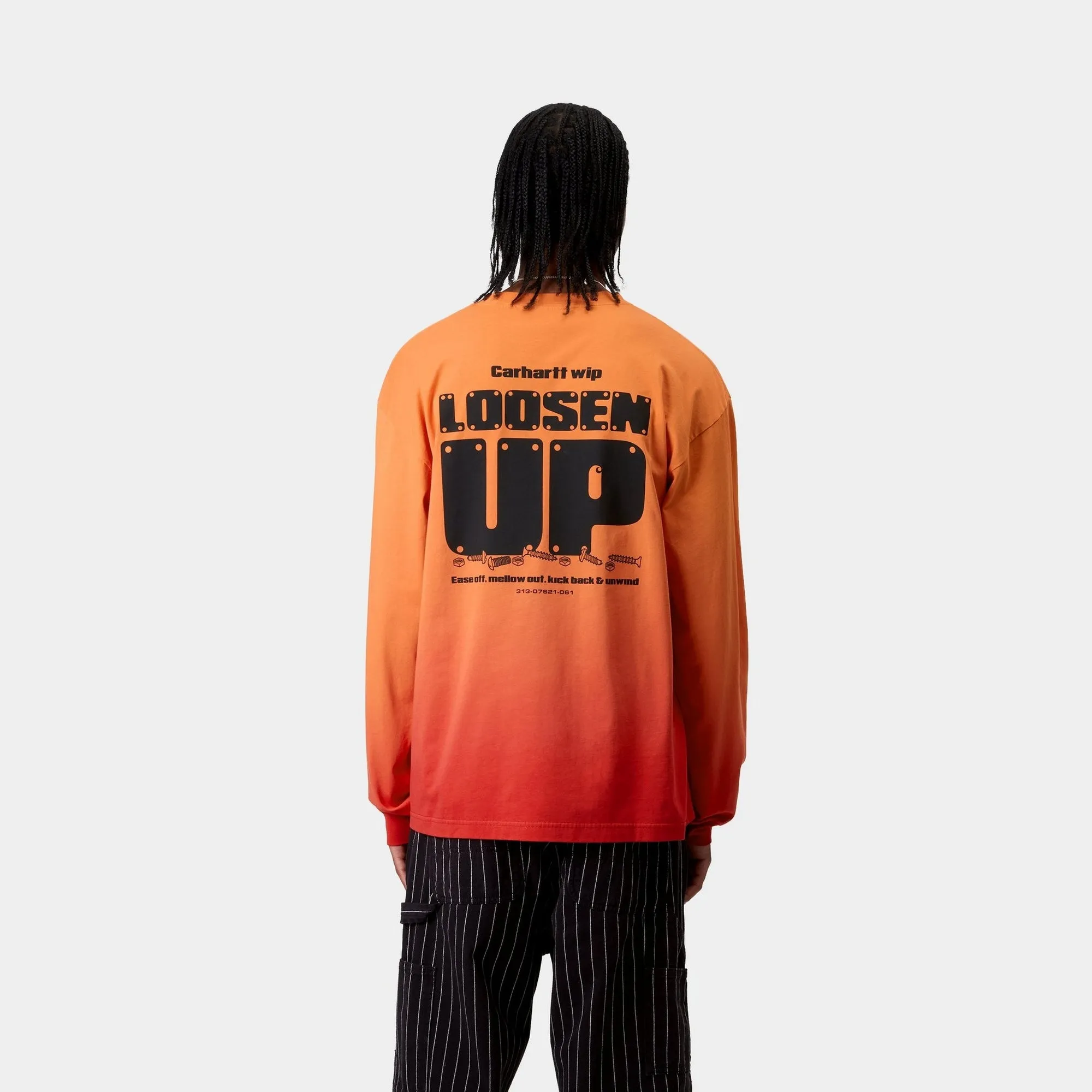 Light Work Long Sleeve T-Shirt | Pumpkin / Cherry Carhartt WIP