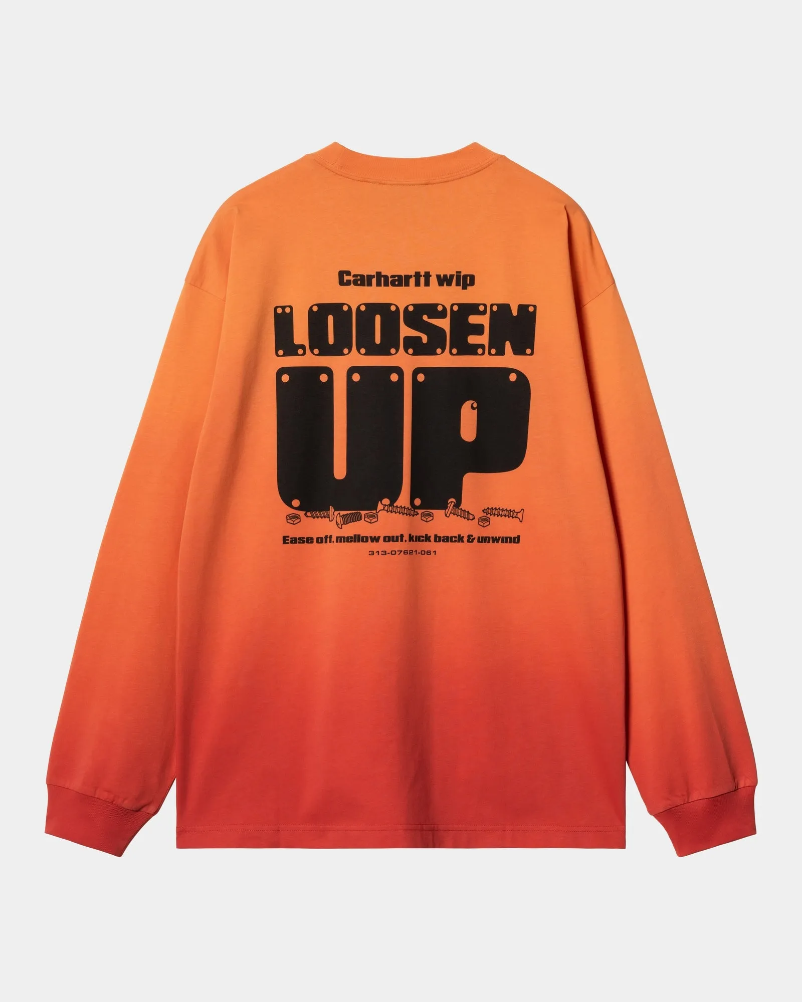 Light Work Long Sleeve T-Shirt | Pumpkin / Cherry Carhartt WIP