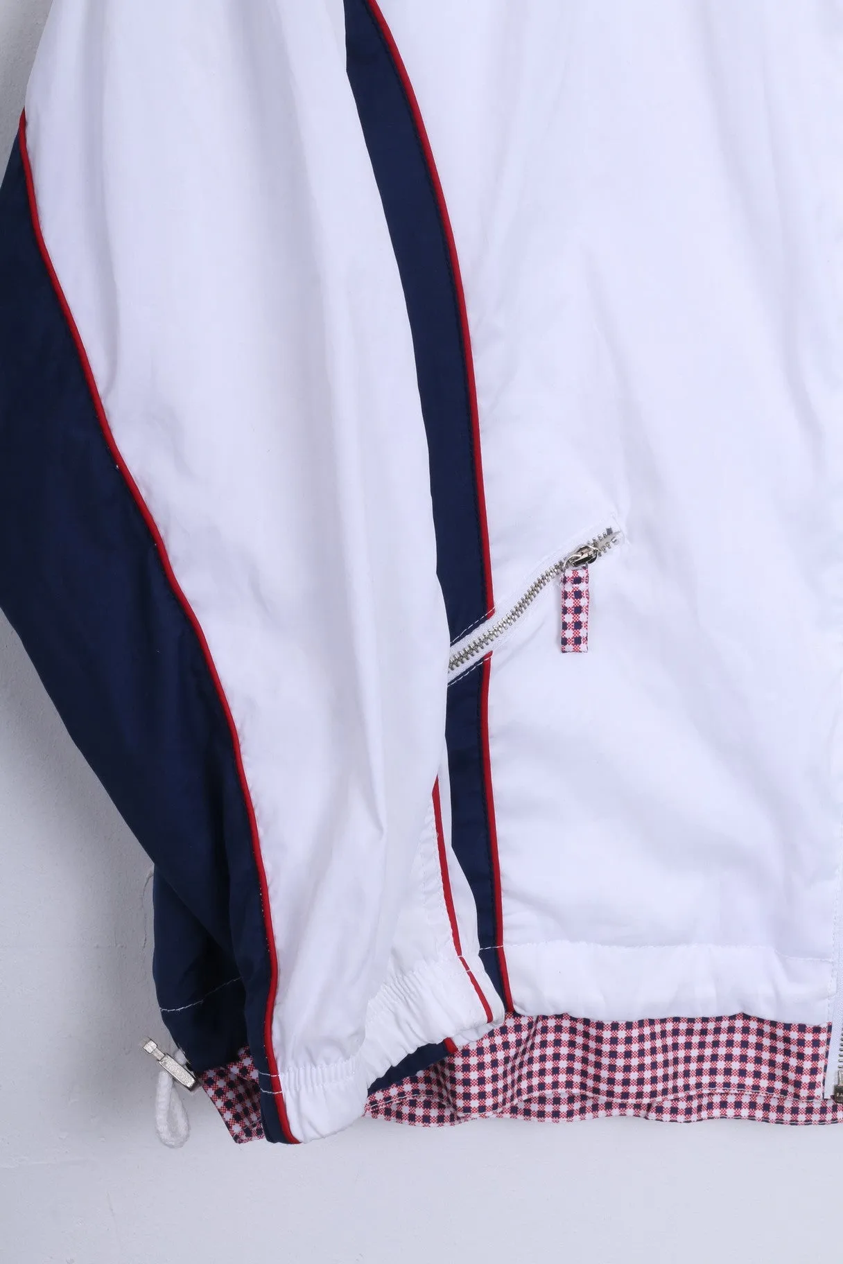 LOGO Sportswear Mens 42 XL Track Top Jacket White Sport