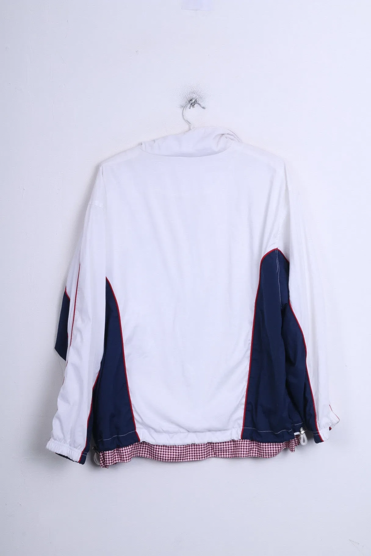 LOGO Sportswear Mens 42 XL Track Top Jacket White Sport
