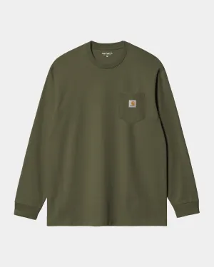 Long Sleeve Pocket T-Shirt | Dollar Green Carhartt WIP