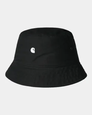 Madison Logo Bucket Hat | Black / White Carhartt WIP