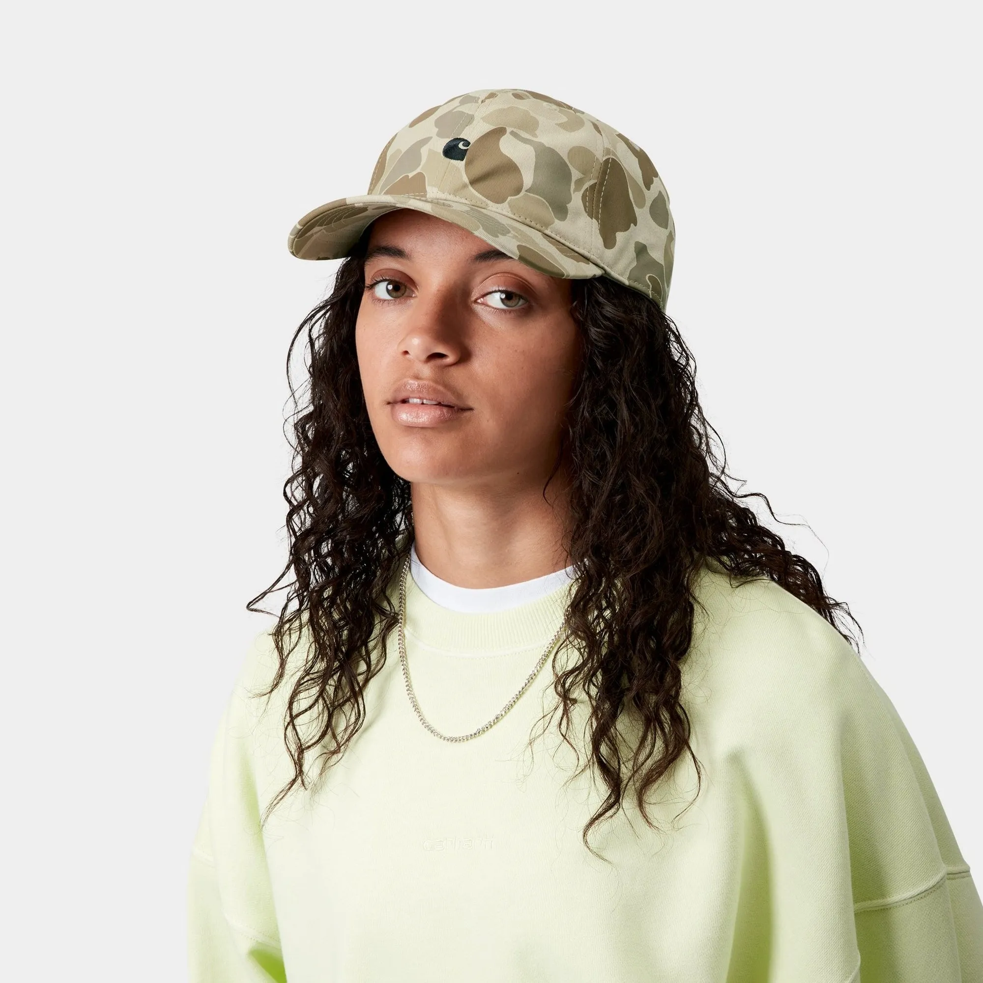 Madison Logo Cap | Desert / Black Duck Camo Carhartt WIP