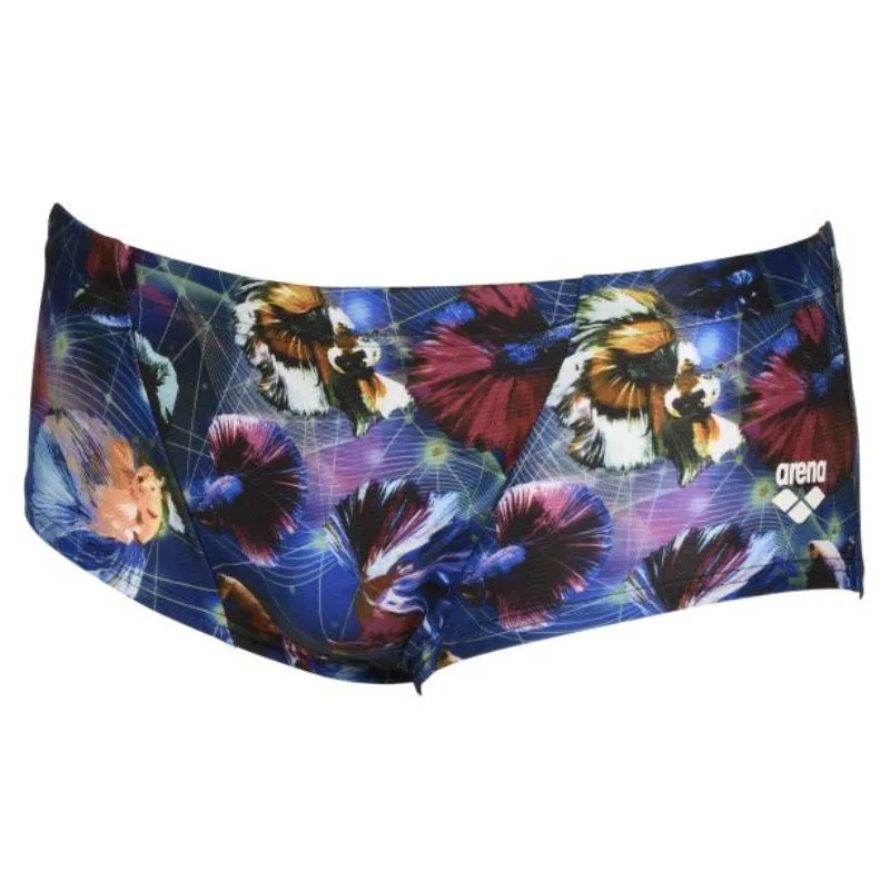 MEN'S ALLOVER LOW WAIST SWIM SHORTS