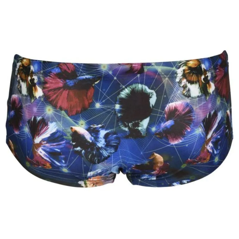 MEN'S ALLOVER LOW WAIST SWIM SHORTS