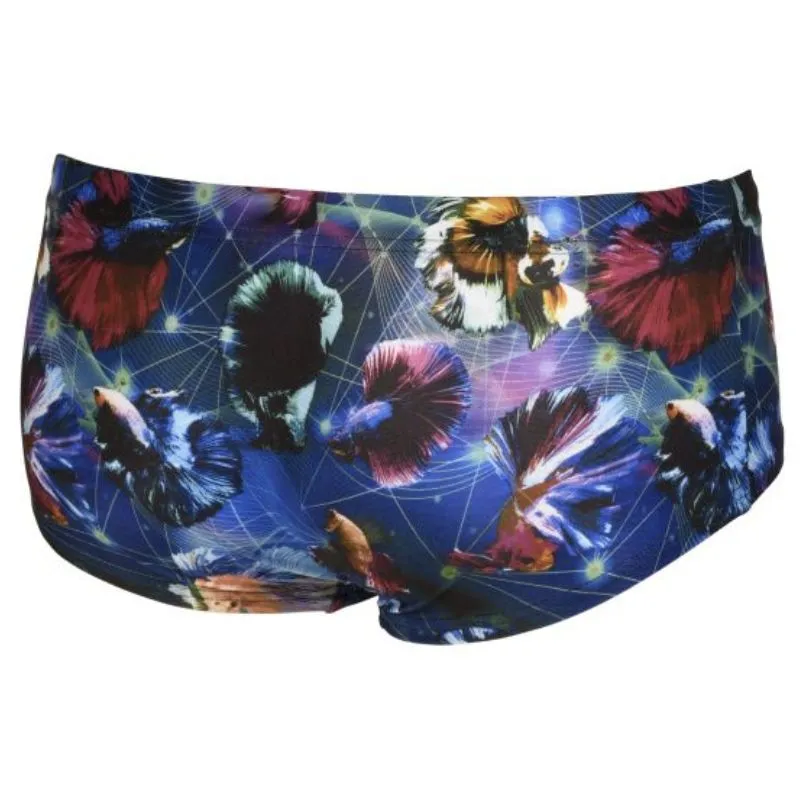 MEN'S ALLOVER LOW WAIST SWIM SHORTS