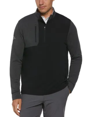 Mens Aquapel 1/2 Zip Base Layer Golf Pullover Callaway Apparel