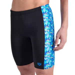 MEN’S ARENA SWIM JAMMER POOL TILES - BLACK/BLUE MULTI