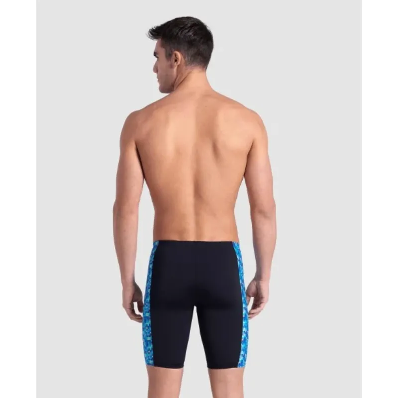 MEN’S ARENA SWIM JAMMER POOL TILES - BLACK/BLUE MULTI