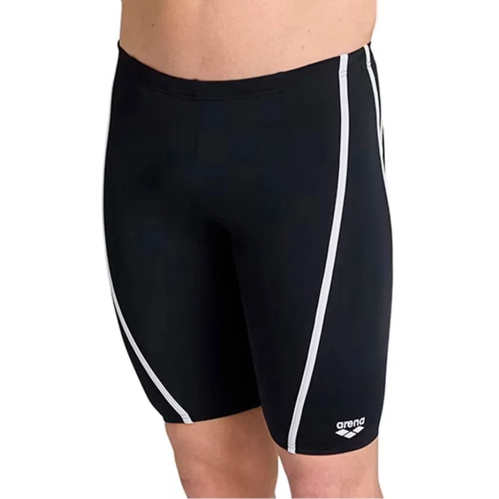 MEN'S ARENA SWIM JAMMER PRO_FILE - BLACK/WHITE
