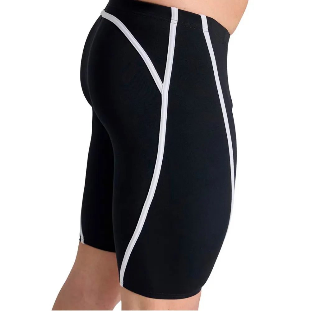 MEN'S ARENA SWIM JAMMER PRO_FILE - BLACK/WHITE