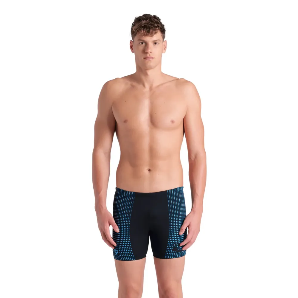 MEN'S ARENA SWIM MID JAMMER FOGGY DOTS - BLACK