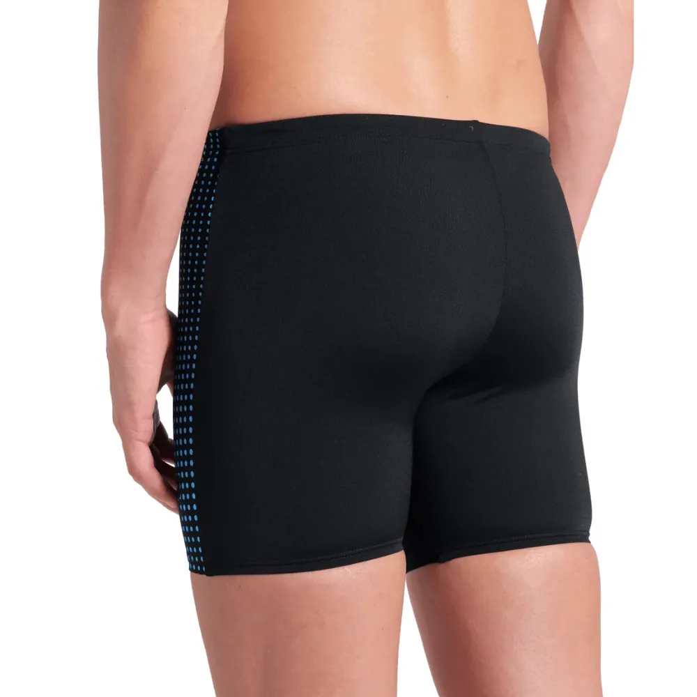 MEN'S ARENA SWIM MID JAMMER FOGGY DOTS - BLACK