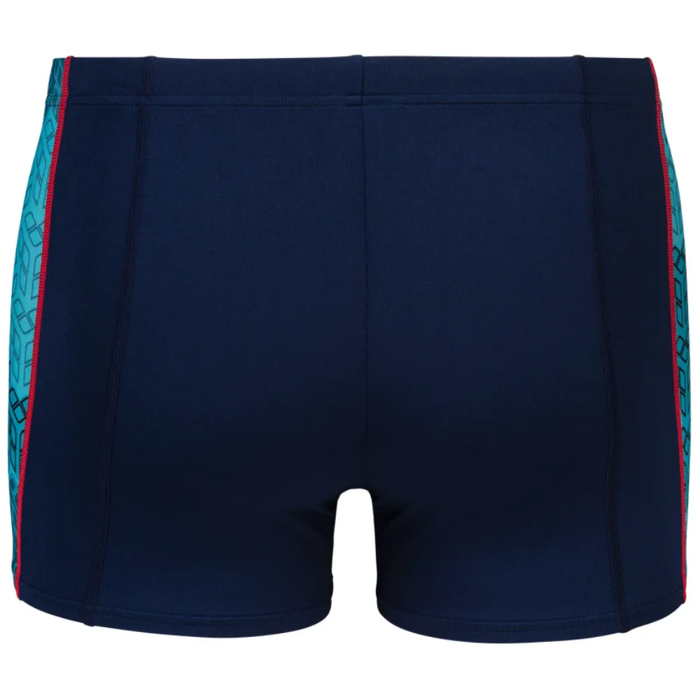 MEN'S ARENA SWIM SHORT CAMO KIKKO - NAVY/WATER MULTI