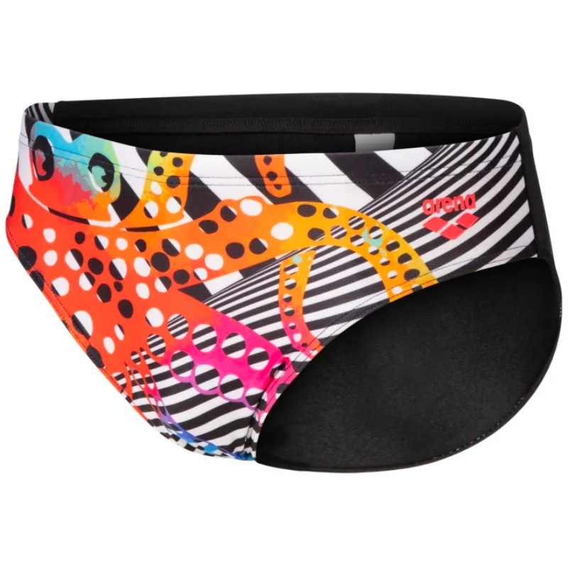 MEN'S CRAZY ARENA SWIM BRIEF OCTOPUS