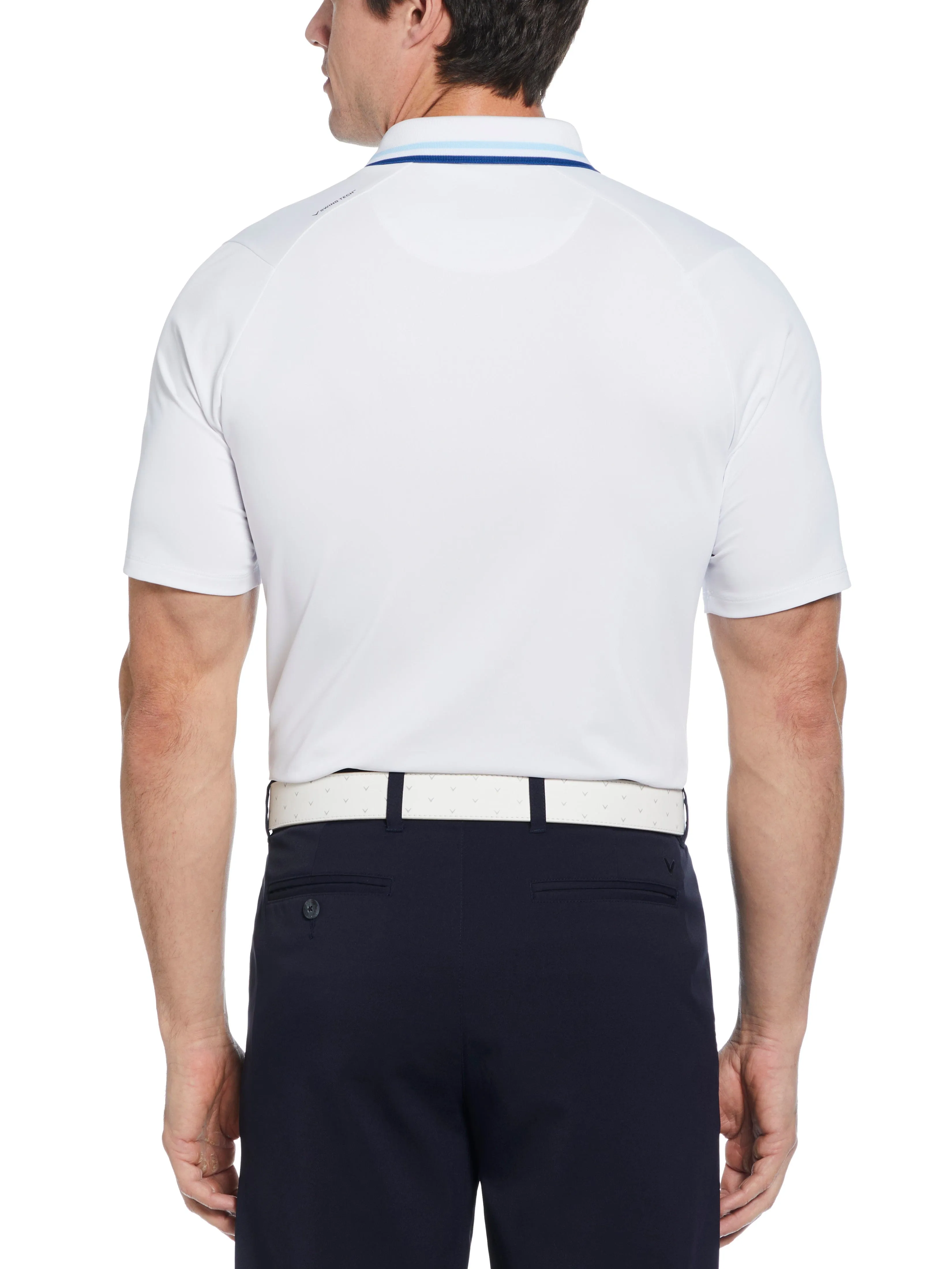 Mens Engineered Roadmap Chevron Print Polo Callaway Apparel