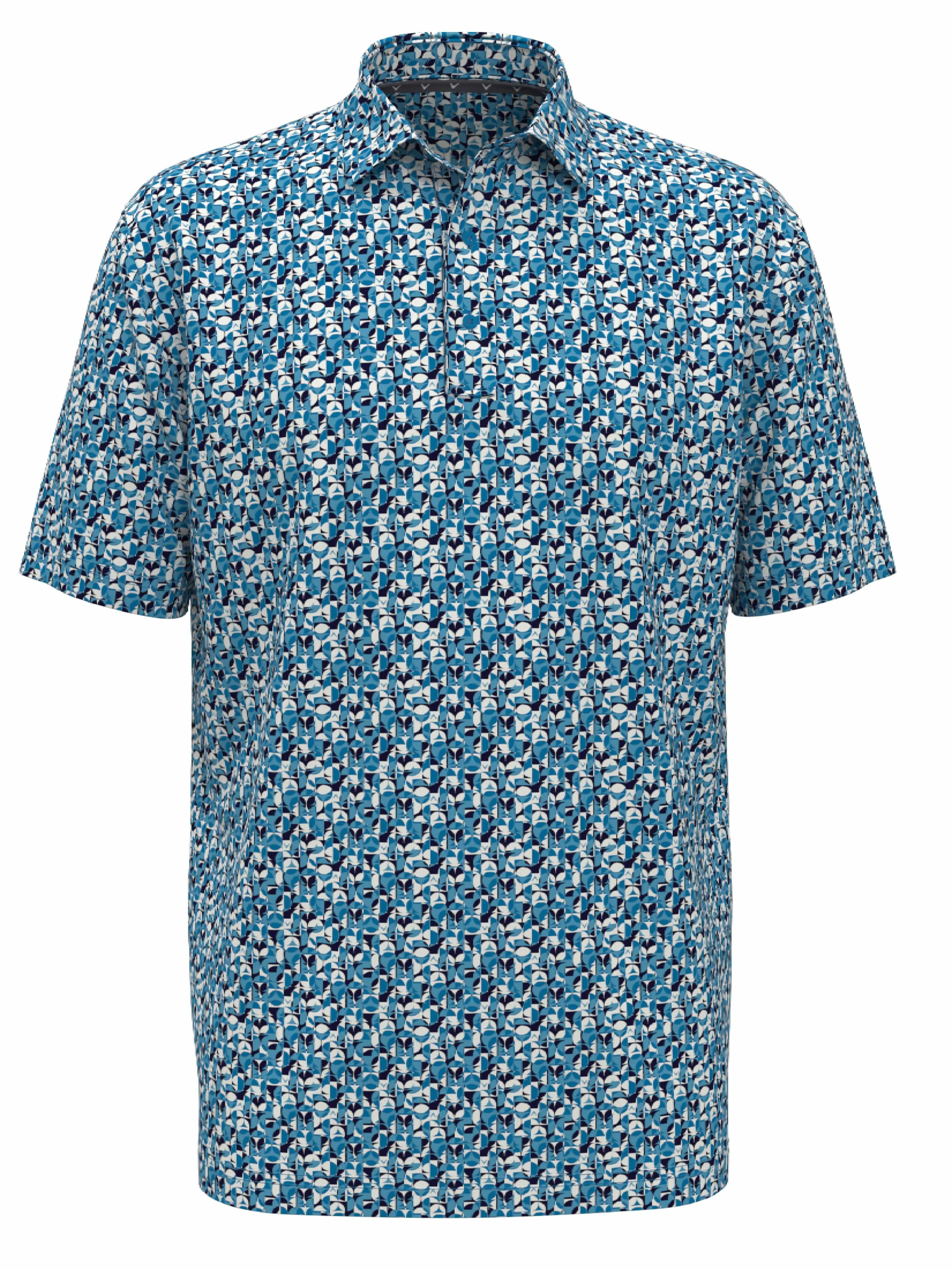 Mens Golf Essentials All Over Polo Callaway Apparel