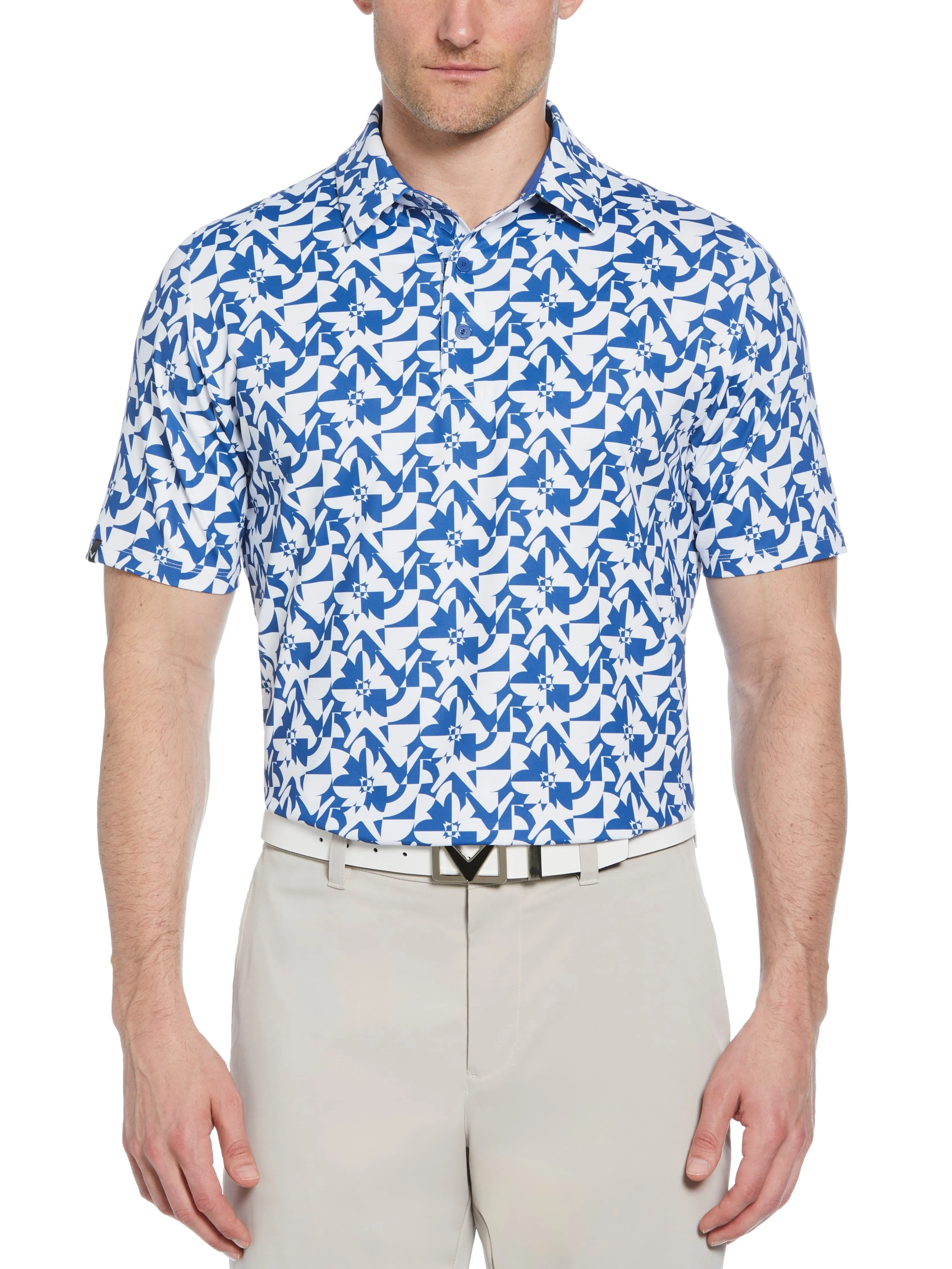 Mens Layered Floral Print Callaway Apparel
