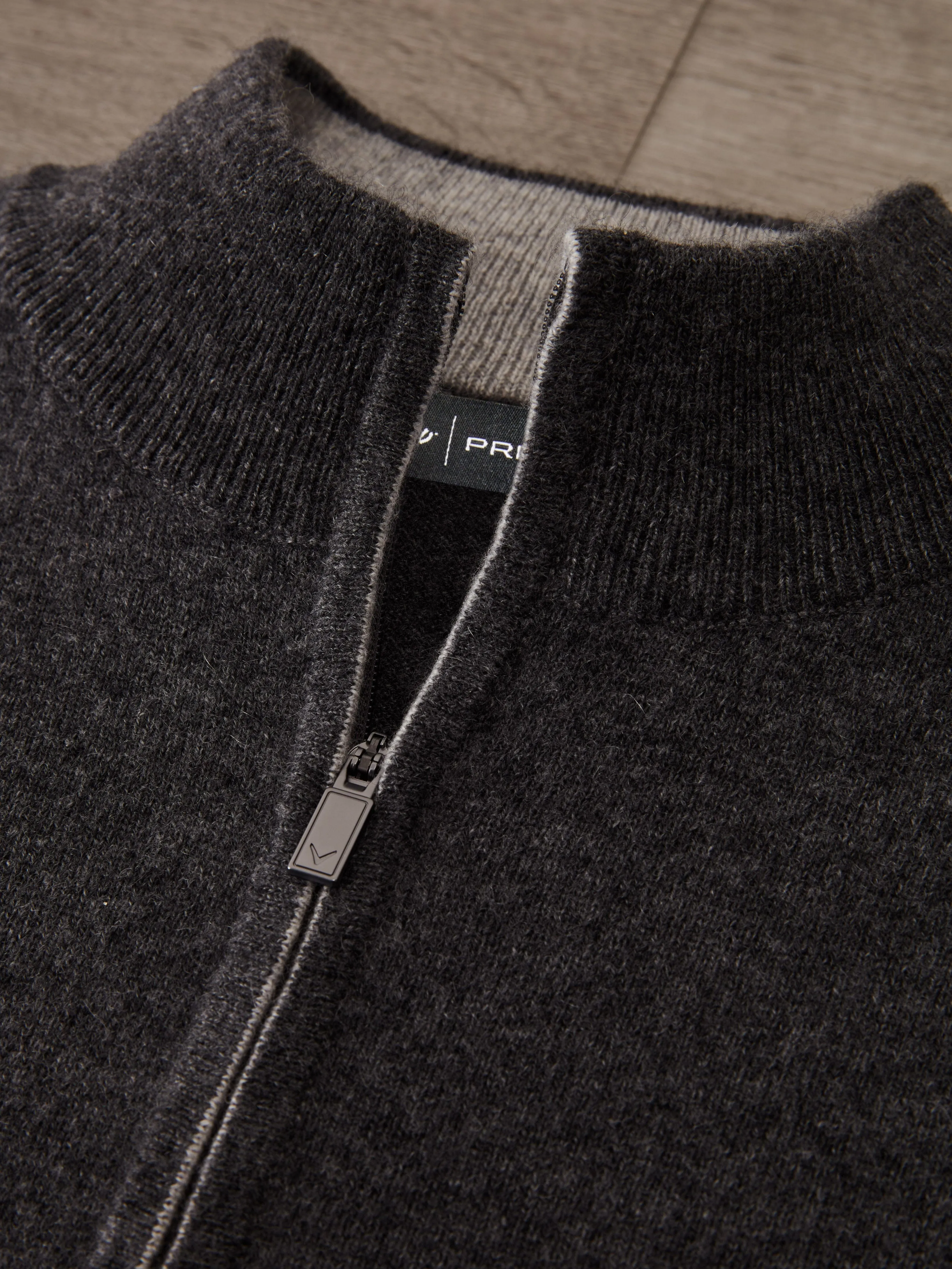 Mens Premium Cashmere 1/4-Zip Golf Sweater Callaway Apparel