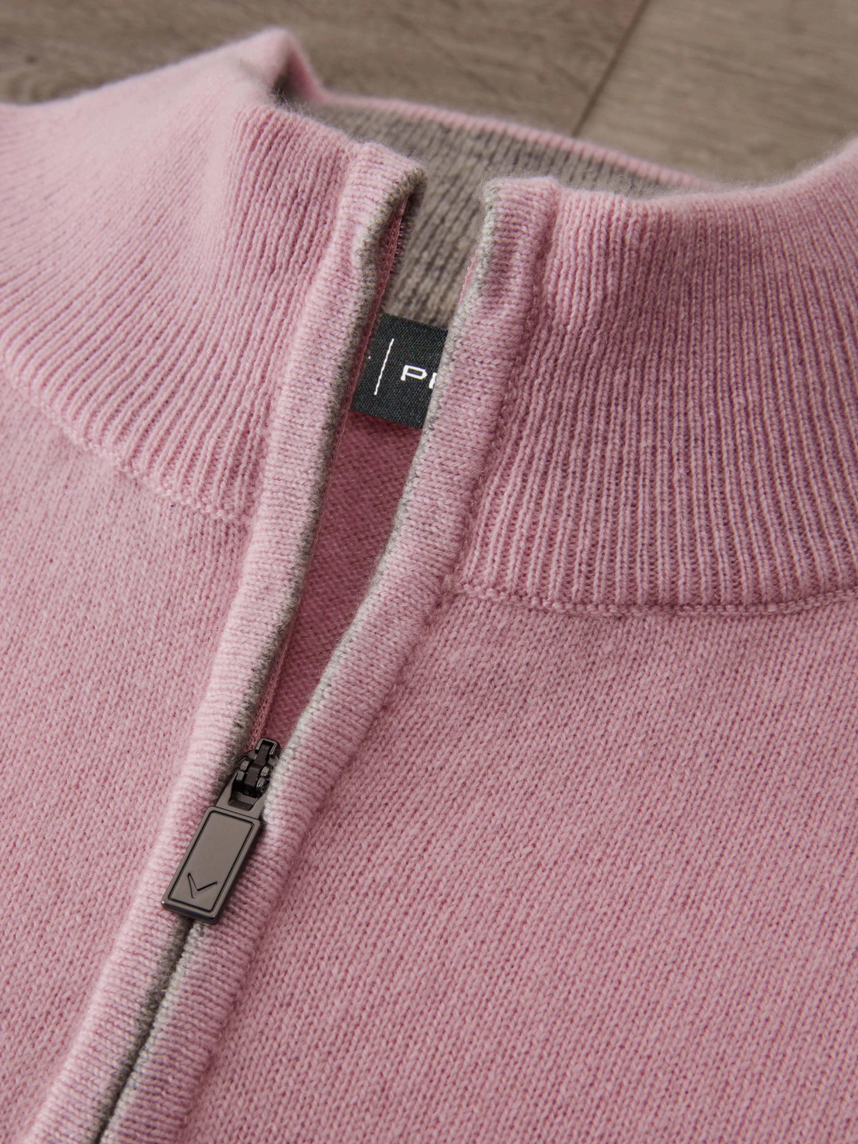 Mens Premium Cashmere 1/4-Zip Golf Sweater Callaway Apparel