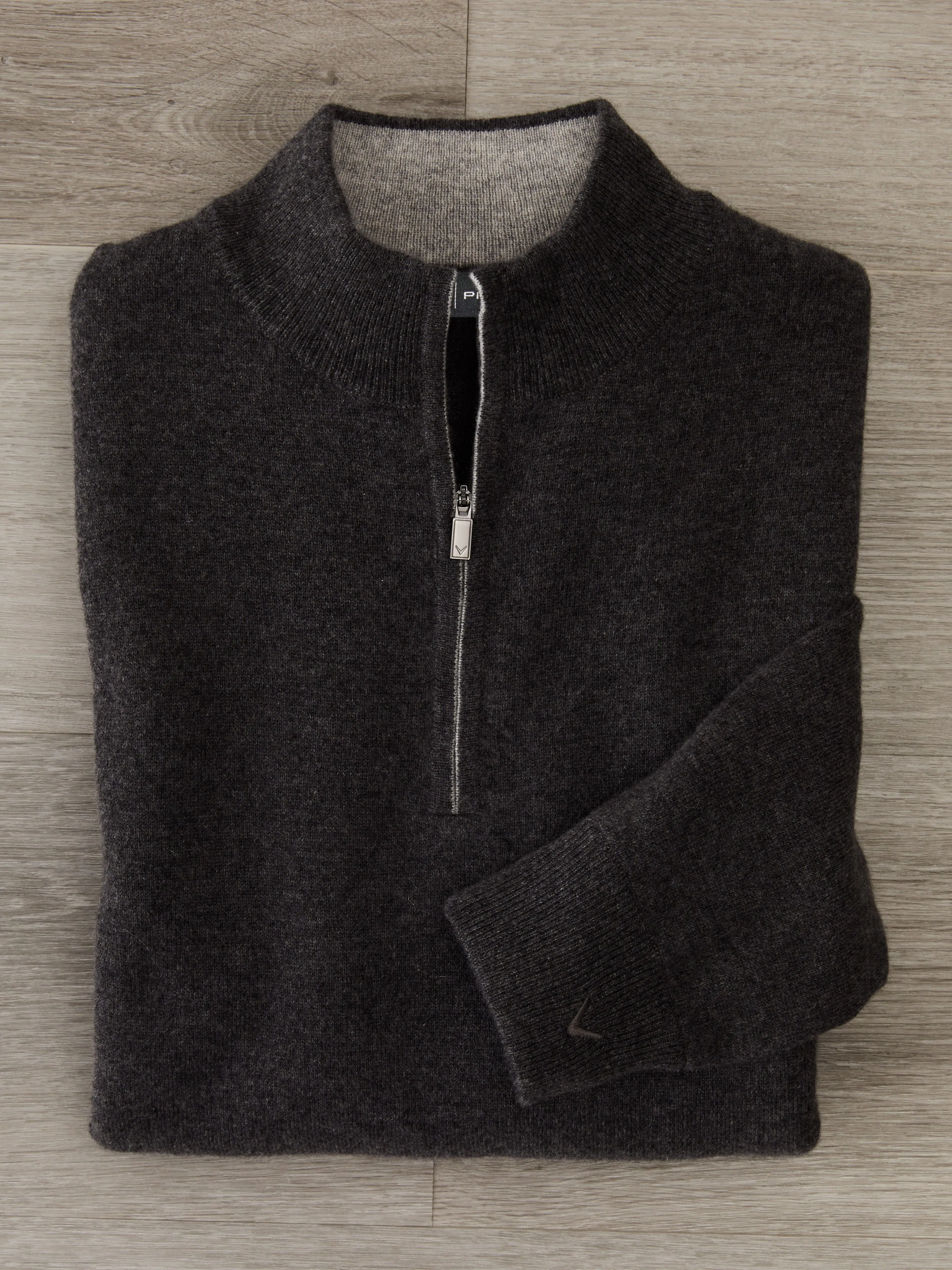 Mens Premium Cashmere 1/4-Zip Golf Sweater Callaway Apparel