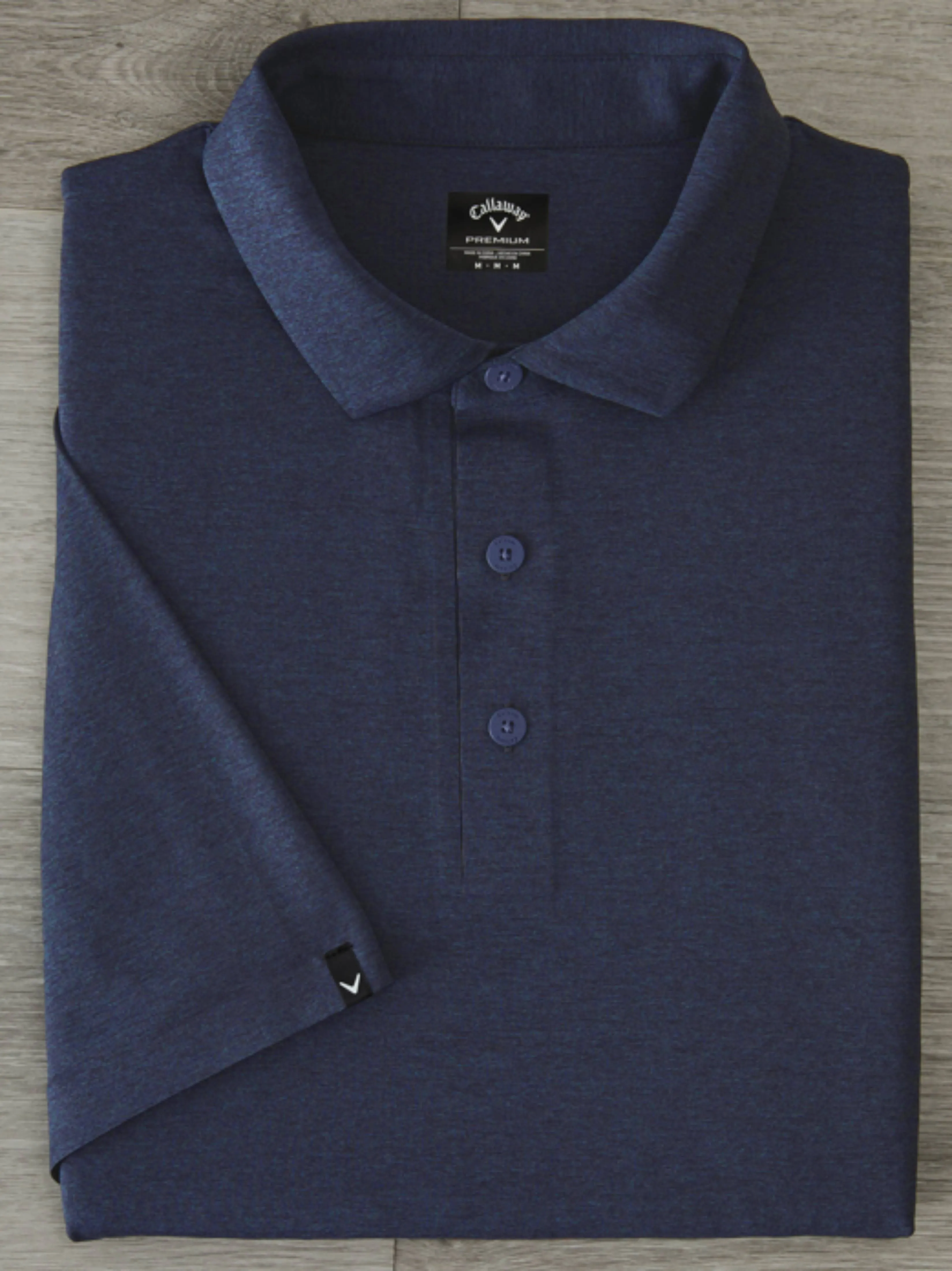 Mens Premium Heather Soft Touch Golf Polo Callaway Apparel
