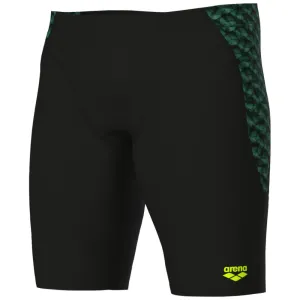 MEN'S SWIM JAMMER ARENA MONOGRAM - BLACK/DARK SAGE MULTI