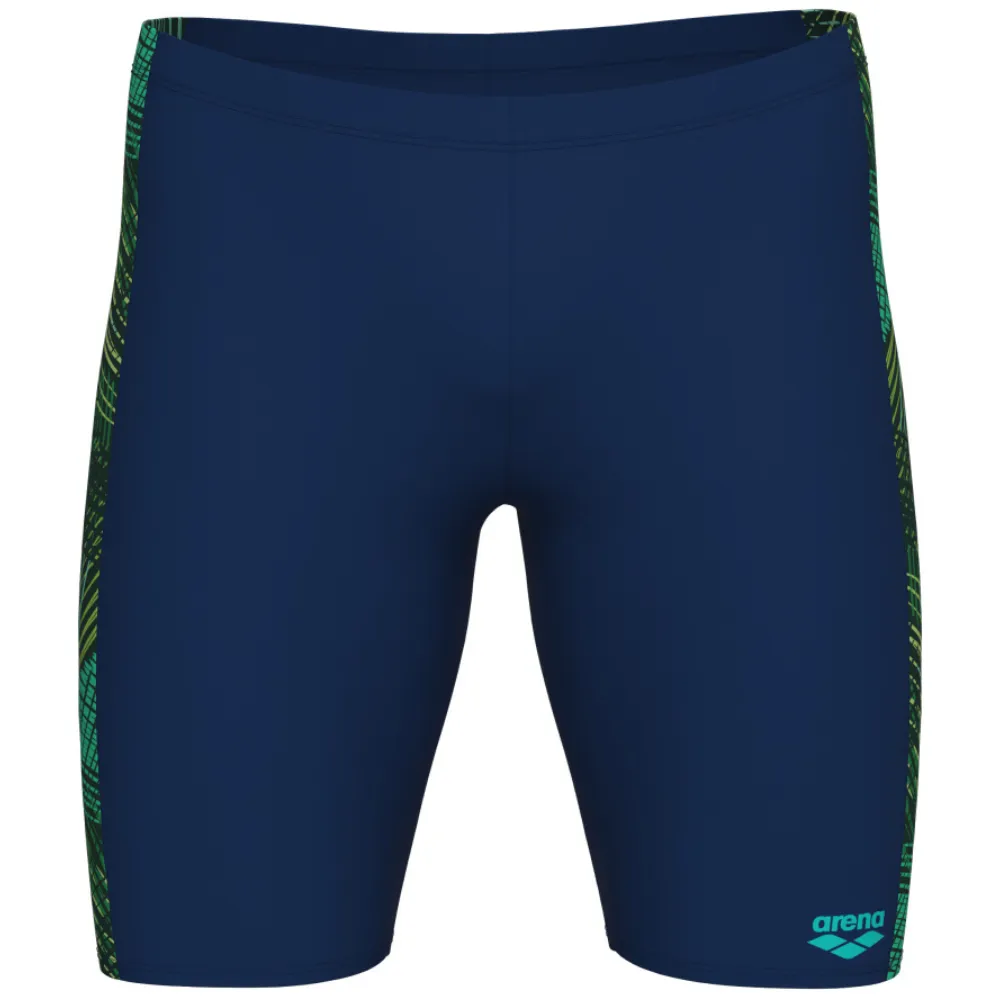 MEN'S SWIM JAMMER ENERGY - NAVY/GREEN MULTI