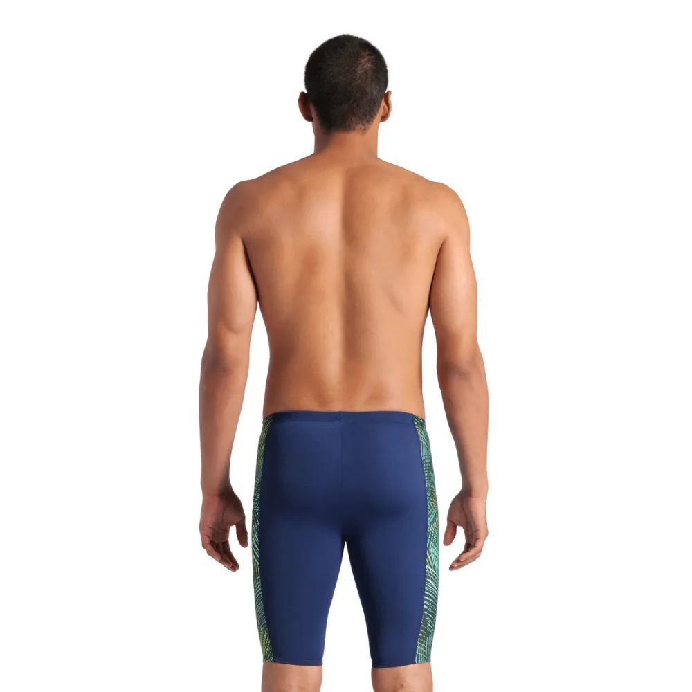 MEN'S SWIM JAMMER ENERGY - NAVY/GREEN MULTI