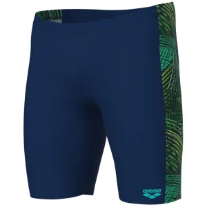 MEN'S SWIM JAMMER ENERGY - NAVY/GREEN MULTI